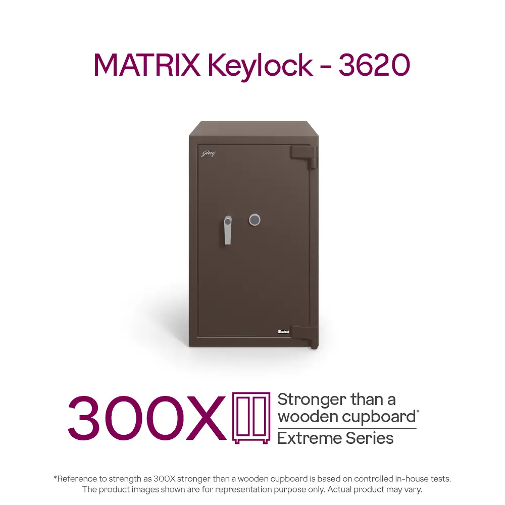 Godrej Matrix 3620 V7 (215L) KL Coffee Brown Home Locker 